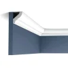 ORAC DECOR CB501N BASIXX Zierprofil Zierleiste Stuck-Eck-Wand-Decken-Leiste 2 m 200 cm x 4,1 cm x 3,5 cm Weiß