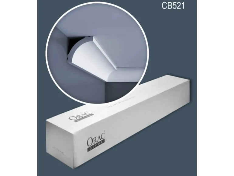 ORAC DECOR CB521N BASIXX Zierleisten 1 Karton Set 36 Stuckleisten 72 m72 m Weiß