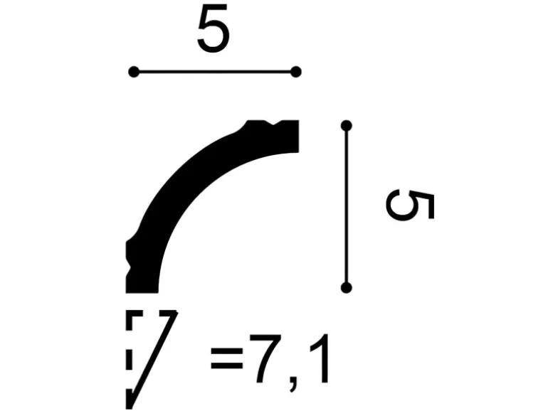 ORAC DECOR CB521N BASIXX Zierleisten 1 Karton Set 36 Stuckleisten 72 m72 m Weiß