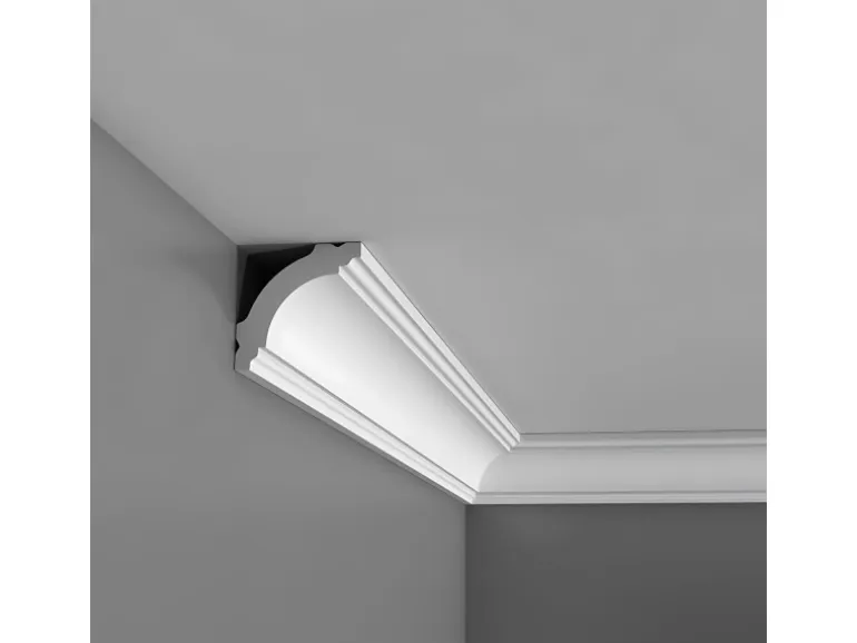 ORAC DECOR CB510N BASIXX Zierprofil Zierleiste Stuck-Eck-Wand-Decken-Leiste 2 m 200 cm x 4 cm x 4 cm Weiß