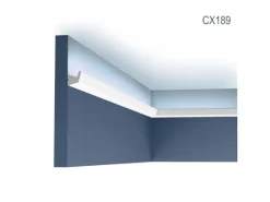 ORAC DECOR CX189 AXXENT Eckleiste für Indirekte Beleuchtung 2 m 200 cm x 2,7 cm x 2,7 cm Weiß