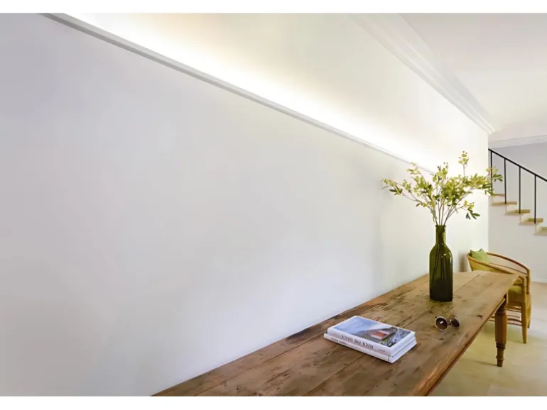 ORAC DECOR CX189 AXXENT Eckleiste für Indirekte Beleuchtung 2 m 200 cm x 2,7 cm x 2,7 cm Weiß