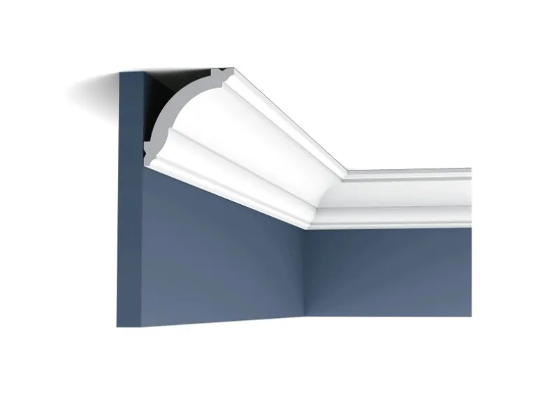 ORAC DECOR CX100 AXXENT Stuck Eckleiste Decken-Leiste Profil Zierelement 2m 200 cm x 6,9 cm x 7,1 cm Weiß