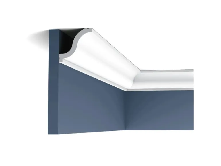 ORAC DECOR CX108 AXXENT Stuck Zierprofil Dekor-Wand-Decken-Leiste Eckleiste 2 m 200 cm x 5,4 cm x 5,5 cm Weiß