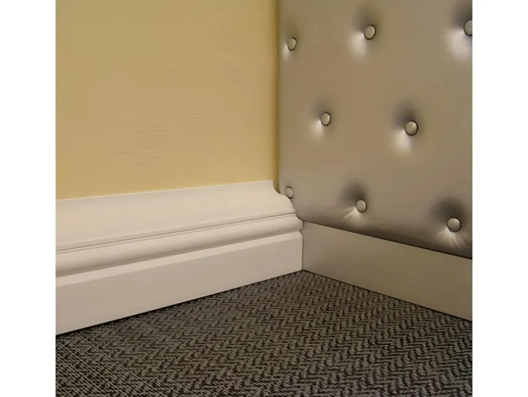 ORAC DECOR CX108 AXXENT Stuck Zierprofil Dekor-Wand-Decken-Leiste Eckleiste 2 m 200 cm x 5,4 cm x 5,5 cm Weiß