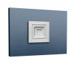 ORAC DECOR D200 LUXXUS Stuck Zierelement Türumrandung Decken-Wand Dekor Profil, 9,6 cm x 9,6 cm x 3 cm Weiß