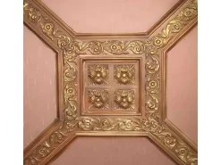 ORAC DECOR D210 LUXXUS Stuck Zierelement Umrandung Decken-Wand Dekor Ornament 9,6 cm x 9,6 cm x 3,5 cm Weiß