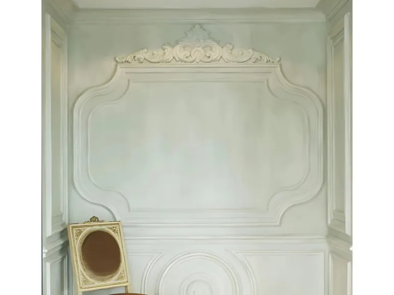 ORAC DECOR D170 LUXXUS Türaufsatz Pediment Stuckprofil Gesims Wand-Dekor-Element 105 cm x 24,5 cm x 3,2 cm Weiß