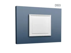 ORAC DECOR D503 LUXXUS Türaufdopplung Dekor-Element Verkleidung Wand-Paneel 55 cm x 55 cm x 1,7 cm Weiß