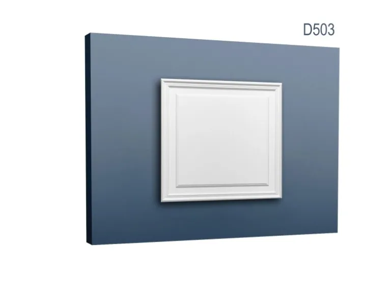 ORAC DECOR D503 LUXXUS Türaufdopplung Dekor-Element Verkleidung Wand-Paneel 55 cm x 55 cm x 1,7 cm Weiß