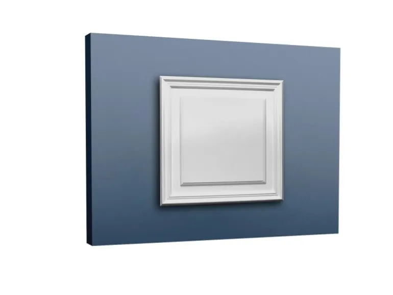 ORAC DECOR D506 LUXXUS Türaufdopplung Dekor-Element Verkleidung Wand-Paneel 43 cm x 43 cm x 1,7 cm Weiß