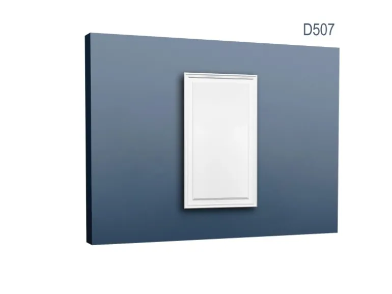 ORAC DECOR D507 LUXXUS Türaufdopplung Paneel-Dekor-Element Verkleidung Paneel 55 cm x 90,5 cm x 1,7 cm Weiß