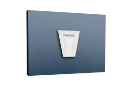 ORAC DECOR D402 LUXXUS Zierelement Pediment Stuckprofil Gesims Dekor-Wand-Profil, 15 cm x 12,1 cm x 5,8 cm Weiß