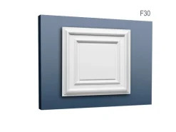 ORAC DECOR F30 LUXXUS Deckenplatte hochwertiges Tür Decke Wandpaneel 3D Paneel 59,5 cm x 59,5 cm x 4,3 cm Weiß