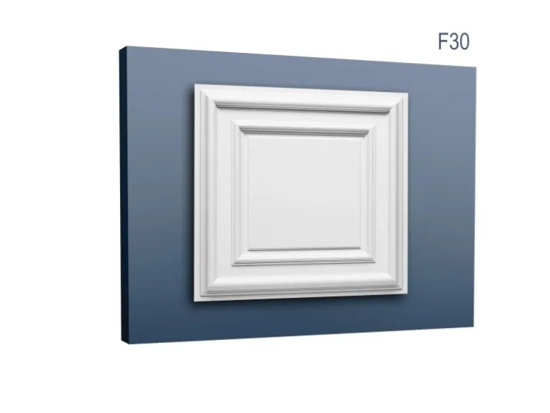 ORAC DECOR F30 LUXXUS Deckenplatte hochwertiges Tür Decke Wandpaneel 3D Paneel 59,5 cm x 59,5 cm x 4,3 cm Weiß