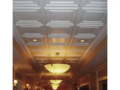 ORAC DECOR F30 LUXXUS Deckenplatte hochwertiges Tür Decke Wandpaneel 3D Paneel 59,5 cm x 59,5 cm x 4,3 cm Weiß