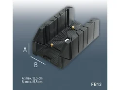 ORAC DECOR FB13 Gehrungslade, max. Verarbeitungsgröße H12,5 cm x B15,5 cm 21,3 cm x 15,5 cm x 37 cm Weiß