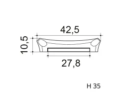 ORAC DECOR K251 LUXXUS Stuck Pilaster Kapitell Wand-Dekor-Element Stuckgesims 42,5 cm x 35 cm x 10,5 cm Weiß