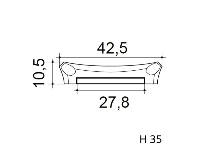 ORAC DECOR K251 LUXXUS Stuck Pilaster Kapitell Wand-Dekor-Element Stuckgesims 42,5 cm x 35 cm x 10,5 cm Weiß