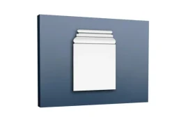 ORAC DECOR K254 LUXXUS Stuck Pilaster Sockel Wand-Dekor-Element leicht stabil 39 cm x 53,5 cm x 6,5 cm Weiß
