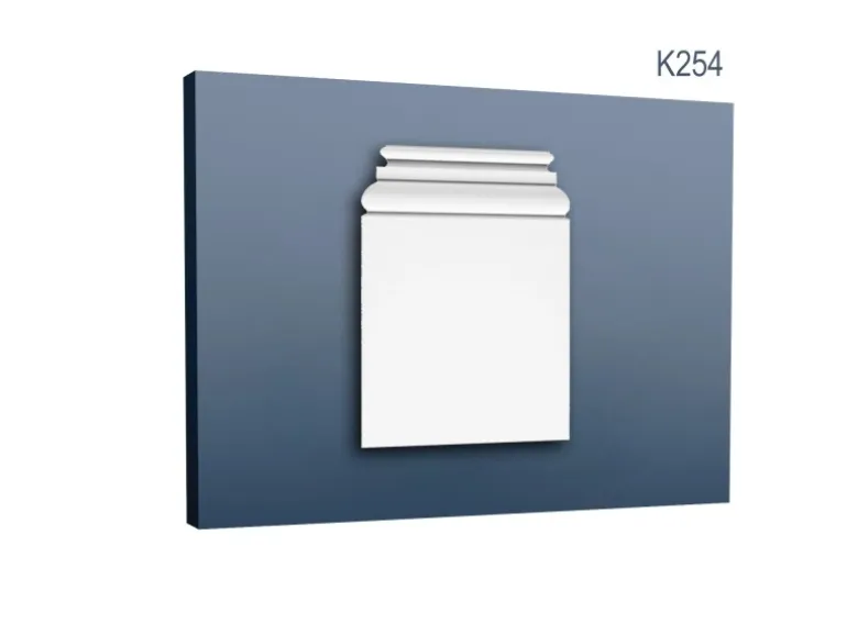 ORAC DECOR K254 LUXXUS Stuck Pilaster Sockel Wand-Dekor-Element leicht stabil 39 cm x 53,5 cm x 6,5 cm Weiß