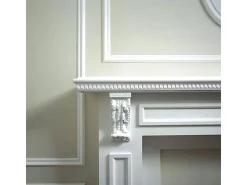 ORAC DECOR P6020 LUXXUS Stuck Friesleiste Wand-Leiste Profil Dekor Ornament 2 m 200 cm x 6,4 cm x 2,8 cm Weiß