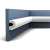 ORAC DECOR P8060 LUXXUS Wand-Leiste Friesleiste Stuck-Leiste Dekor-Profil 2 m 200 cm x 5 cm x 3,5 cm Weiß