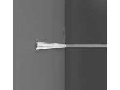 ORAC DECOR PX116 AXXENT Profilleiste Zierleiste Wand-Dekor-Fries-Leiste 2 m 200 cm x 3,1 cm x 1 cm Weiß