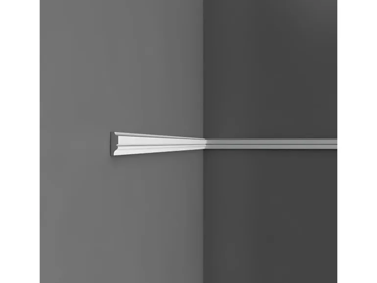 ORAC DECOR PX116 AXXENT Profilleiste Zierleiste Wand-Dekor-Fries-Leiste 2 m 200 cm x 3,1 cm x 1 cm Weiß