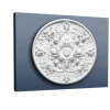 ORAC DECOR R24 LUXXUS DeckenroSette StuckroSette Dekor Stuck RoSette 79 cm x 6 cm Weiß
