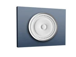 ORAC DECOR R77 LUXXUS DeckenroSette dekorative Stuck RoSette Lampenschirm 62 cm x 4,2 cm Weiß