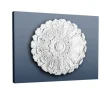 ORAC DECOR R27 LUXXUS DeckenroSette Stuck-RoSette Akanthus-Blatt Dekor 75 cm x 4,5 cm Weiß