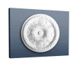 ORAC DECOR R23 LUXXUS DeckenroSette Stuck-RoSette Dekor Akanthus-Blätter 71 cm x 4,4 cm Weiß