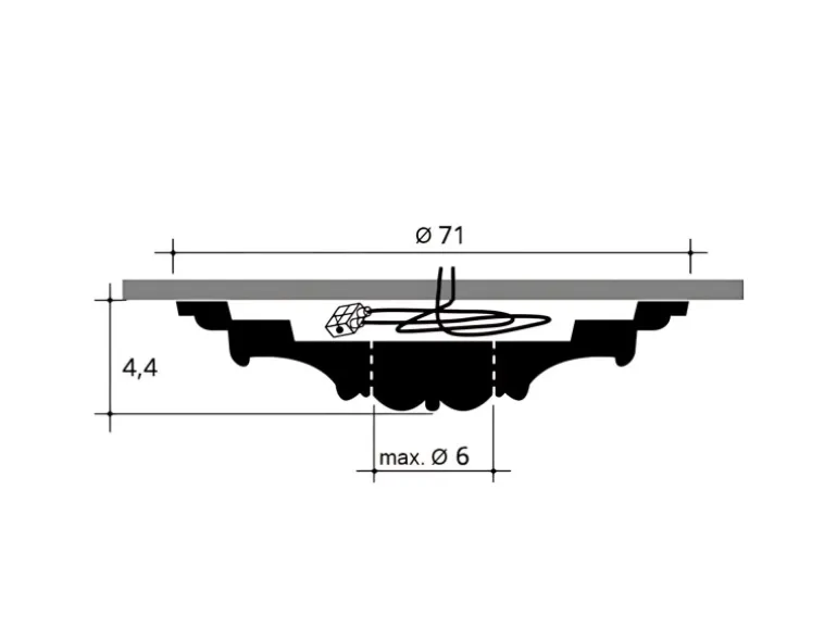 ORAC DECOR R23 LUXXUS DeckenroSette Stuck-RoSette Dekor Akanthus-Blätter 71 cm x 4,4 cm Weiß