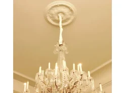 ORAC DECOR R23 LUXXUS DeckenroSette Stuck-RoSette Dekor Akanthus-Blätter 71 cm x 4,4 cm Weiß