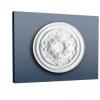 ORAC DECOR R52 LUXXUS DeckenroSette Stuck Wand Dekor RoSette StuckroSette 69,5 cm x 4,8 cm Weiß
