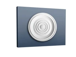 ORAC DECOR R08 LUXXUS DeckenroSette Stuck RoSette StuckroSette Klassisch 38 cm x 4,2 cm Weiß