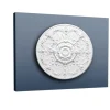 ORAC DECOR R64 LUXXUS hochwertige DeckenroSette Lampen Dekor Stuck RoSette 95,2 cm x 4,8 cm Weiß