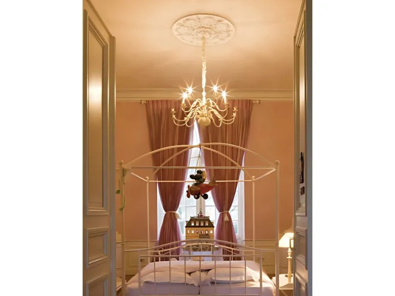 ORAC DECOR R64 LUXXUS hochwertige DeckenroSette Lampen Dekor Stuck RoSette 95,2 cm x 4,8 cm Weiß