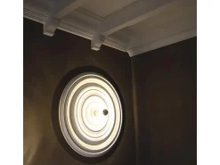 ORAC DECOR R40 LUXXUS Stuck DeckenroSette Lampen-Schirm-RoSette Ring-Dekor 74,5 cm x 3,1 cm Weiß