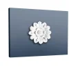 ORAC DECOR R12 LUXXUS StuckroSette Decken-Wand-RoSette Blume-Blätter-Dekor 19,5 cm x 1,8 cm Weiß