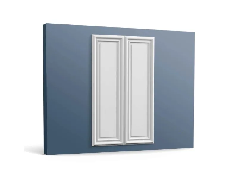 ORAC DECOR W124 3D Wandpaneel Wandvertäfelung Wandpaneel 0,8 m2 80 cm x 50 cm x 2,2 cm Weiß