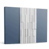 ORAC DECOR W216 3D Wandpaneel Wandvertäfelung Akustikpaneel Stuckleiste 2 m 200 cm x 1,6 cm x 25 cm Weiß