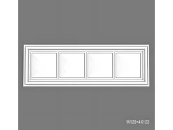 ORAC DECOR W120 LUXXUS AUTOIRE 3D Wandpaneel Wandpaneel Zierelement 0,75 m2 150 cm x 50 cm x 3,2 cm Weiß