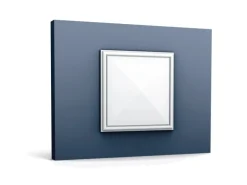 ORAC DECOR W123 LUXXUS AUTOIRE 3D Wandpaneel Wandpaneel Zierelement 0,11 m2 33,3 cm x 33,3 cm x 3,5 cm Weiß