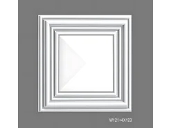 ORAC DECOR W123 LUXXUS AUTOIRE 3D Wandpaneel Wandpaneel Zierelement 0,11 m2 33,3 cm x 33,3 cm x 3,5 cm Weiß