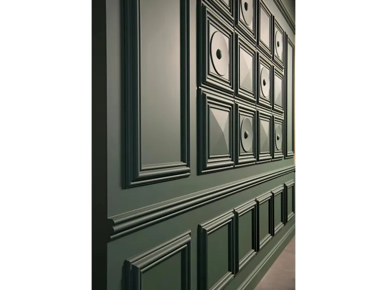 ORAC DECOR W122 LUXXUS AUTOIRE 3D Wandpaneel Wandpaneel Zierelement 0,11 m2 33,3 cm x 33,3 cm x 2,6 cm Weiß