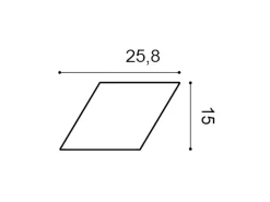 ORAC DECOR W100 MODERN 3D Wandpaneele 1 Karton Set 18 Zierelemente 0,7 m2 Weiß