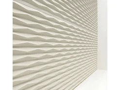 ORAC DECOR W112 MODERN RIDGE 3D Wandpaneel Zierelement 2 m 200 cm x 2 cm x 25 cm Weiß