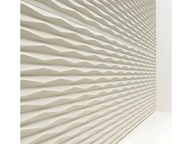 ORAC DECOR W112 MODERN RIDGE 3D Wandpaneel Zierelement 2 m 200 cm x 2 cm x 25 cm Weiß